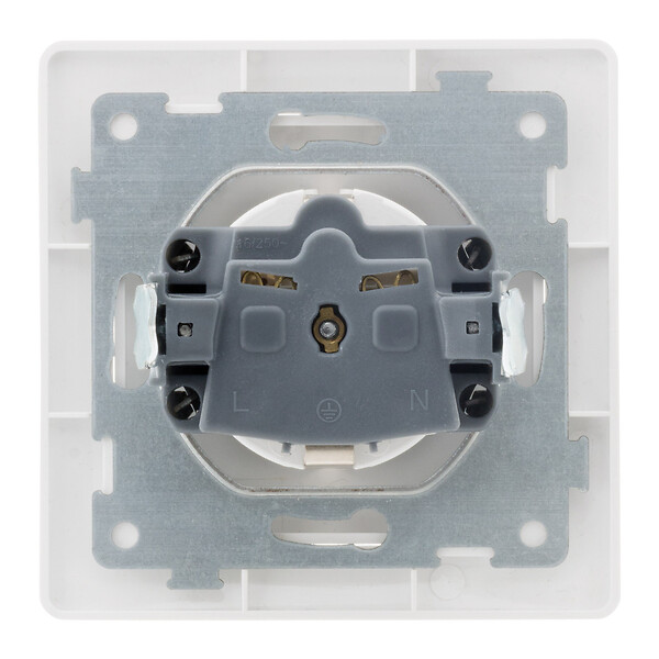 ZENITECH - Prise encastrée Schuko - Blanc - Orys - Zenitech - large
