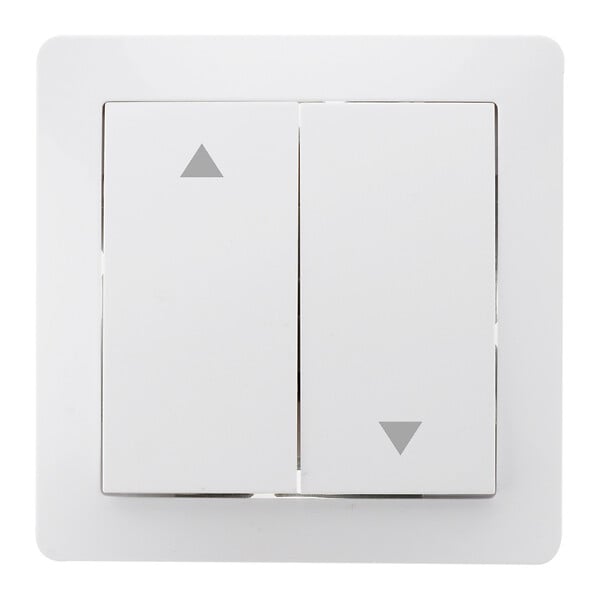 ZENITECH - Bouton poussoir volet roulant - Blanc - Orys - Zenitech - large