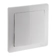 ZENITECH - Va-et-vient double en saillie à bornes automatiques - Blanc - Orys -Zenitech - vignette