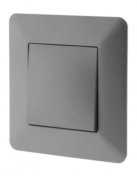 ZENITECH - Lot de 5 interrupteurs va et vient titanium - Artezo - Zenitech - large