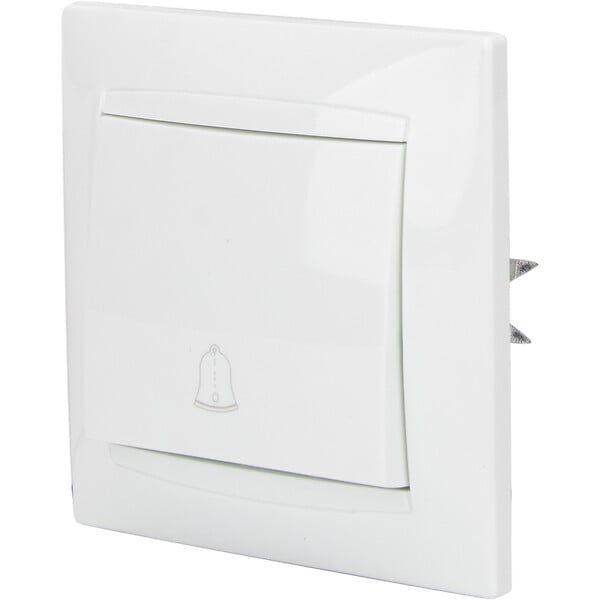 ZENITECH - Bouton sonnette encastré Zyna - Blanc - Zenitech - large