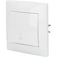 ZENITECH - Bouton sonnette encastré Zyna - Blanc - Zenitech - vignette
