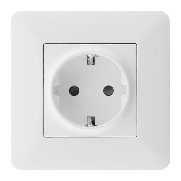 ZENITECH - Prise encastrable Schuko 16A - Blanc - Artezo - Zenitech - large