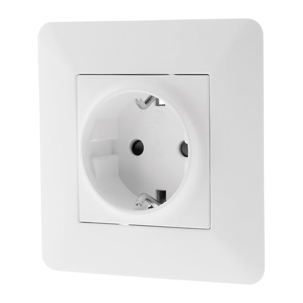 ZENITECH - Prise encastrable Schuko 16A - Blanc - Artezo - Zenitech - large