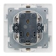 ZENITECH - Double prise encastrée Schuko - Blanc - Orys - Zenitech - vignette
