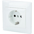 ZENITECH - Prise encastrée Schuko - Blanc - Zyna - Zenitech - vignette