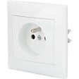 ZENITECH - Prise 2P+T encastrée Zyna - Blanc - Zenitech - vignette