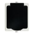 ZENITECH - Prise Aquae étanche en saillie 16A 2P+T IP54 - Blanc et Noir - Zenitech - vignette