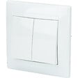 ZENITECH - Double va et vient encastré Zyna - Blanc - Zenitech - vignette