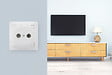 ZENITECH - Prise TV-SAT - Blanc - Orys - Zenitech - vignette