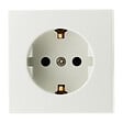 ZENITECH - Prise Schuko saillie 16A Bel'Vue - Blanc - Zenitech - vignette