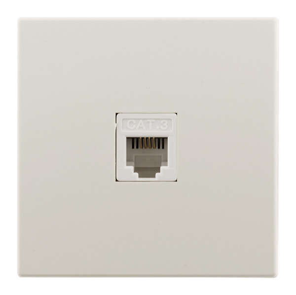 ZENITECH - Prise RJ11 en saillie IP20 - Blanc - Zenitech - large