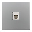 ZENITECH - Prise téléphone RJ11 Bel'Vue - Silver - Zenitech - vignette