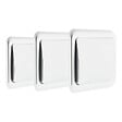 ZENITECH - Lot de 3 interrupteurs simples 10A - chrome - Zenitech - vignette