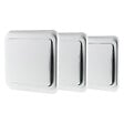 ZENITECH - Lot de 3 interrupteurs simples 10A - chrome - Zenitech - vignette