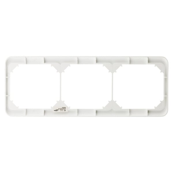 ZENITECH - Plaque de finition triple - Blanc - Zenitech - large