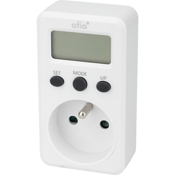 OTIO - Contrôleur de consommation électrique - 3 indicateurs - Blanc - Otio - large