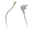 ZENITECH - Cordon d'alimentation avec prise 16A 3G1,5mm² 2m - Blanc - Zenitech - vignette