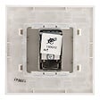 SIMPLEA - Prise TV Simplea montée - module large - gris - Zenitech - vignette