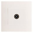 SIMPLEA - Prise TV Simplea montée - module large - blanc - Zenitech - vignette