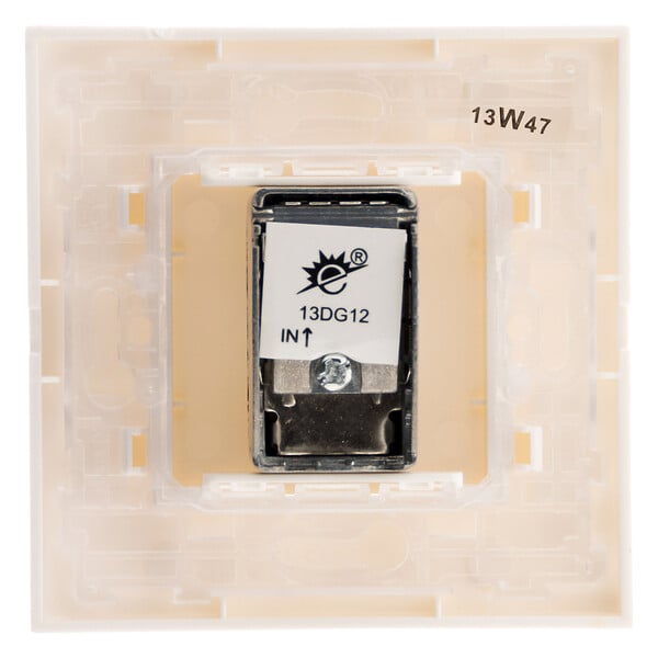 SIMPLEA - Prise TV Simplea montée - module large - blanc - Zenitech - large