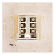SIMPLEA - Prise téléphone Simplea 8 plots - blanc - Zenitech - vignette