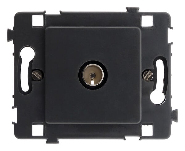CLARYS - Prise TV Ø9,52 nue - noir - Zenitech - large