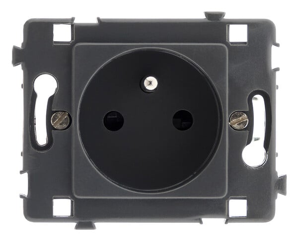 CLARYS - Prise 16A 2P+T noir Clarys - Zenitech - large