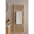 STANO - Radiateur sèche-serviettes eau chaude CODA 120 x 40 cm beige mat - vignette