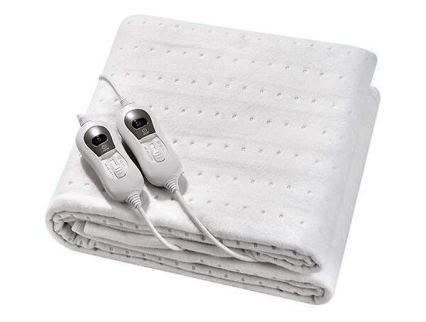 PURLINE - Chauffe-lit électrique 60W laine blanc - large