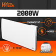 WARM TECH - Radiateur inertie fonte 2000 W - IP24 - NF - Fil pilote 6 ordres. - vignette