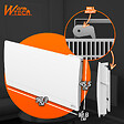 WARM TECH - Radiateur inertie fonte 2000 W - IP24 - NF - Fil pilote 6 ordres. - vignette