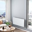 WARM TECH - Radiateur inertie fonte 2000 W - IP24 - NF - Fil pilote 6 ordres. - vignette