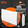 WARM TECH - Radiateur inertie fonte 1500 W - IP24 - NF - Fil pilote 6 ordres. - vignette
