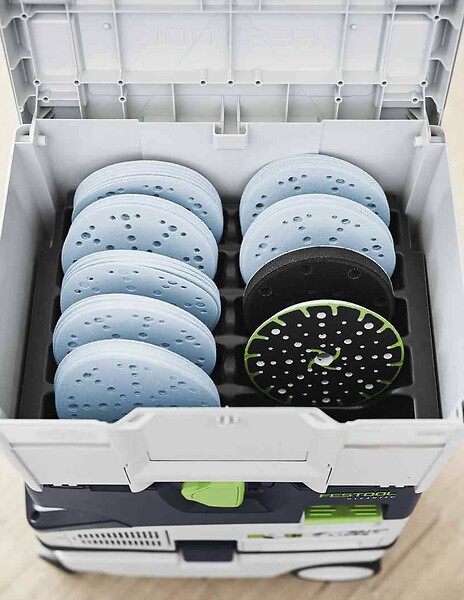 FESTOOL - Coffret avec calage pour abrasifs FESTOOL Systainer³ SYS-STF D150 - large