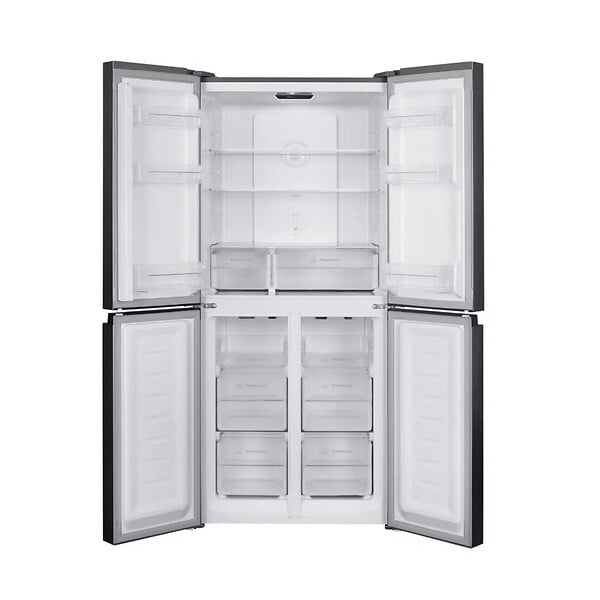 INDESIT - réfrigérateur américain 79.5cm 421l nofrost inox - INGF6421XP4E - large