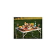 O'CAMP - Table de camping pliable 6 places - Forme valise - Dimensions : 120 x 60 x 70 cm - vignette