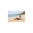 O'BEACH - Lot de 2 chaises dossiers de plage pliables - Dimensions : 45 x 163 x 44 cm - vignette