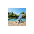 O'CAMP - Lot de 2 fauteuils de camping 5 positions - Bleu - Dimensions : 70 x 62 x 105 cm - vignette