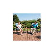 O'CAMP - Lot de 2 fauteuils de camping 5 positions - Bleu - Dimensions : 70 x 62 x 105 cm - vignette