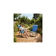 O'CAMP - Lot de 2 fauteuils de camping 5 positions - Bleu - Dimensions : 70 x 62 x 105 cm - vignette