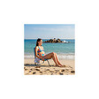 O'BEACH - Lot de 2 chaises cale-dos de plage 1 pliure - Dimensions : 40 x 45 x 50 cm - vignette