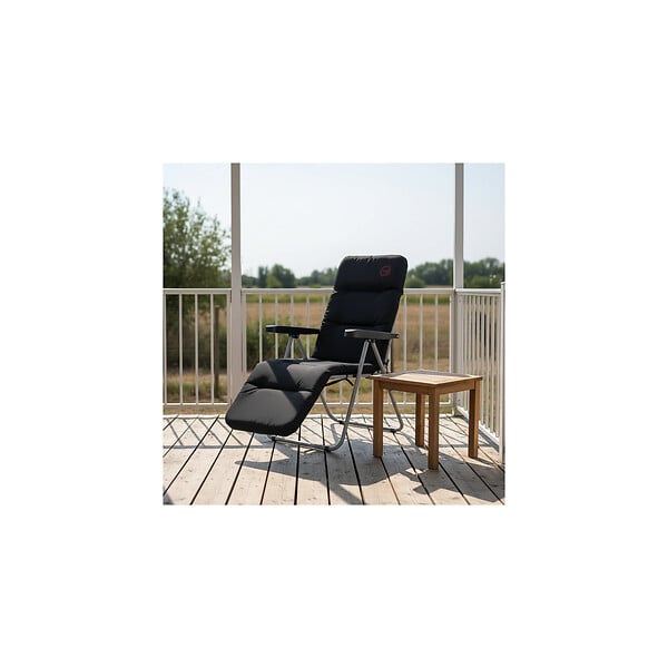 O'CAMP - Fauteuil de camping relax pliable - Multipositions - Dimensions : 62 x 92 x 105 cm - large