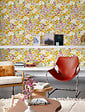 GRANDECO - P.vin/int ditsy flowers orange vert - vignette