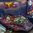 GRILL'CHIC - Pack Printemps Brasero Cevenol Corten Bois Carre 74 Simple Cuve - vignette