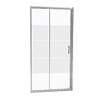 KINDFORD - Porte de douche coulissante verre trempé dépoli - l100xH190cm 6mm - vignette