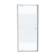 Porte de douche pivotante en verre sérigraphié - l90xH185cm - vignette
