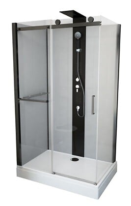 KINDFORD - Cabine de douche - L120xH220XP80cm - large