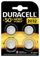 DURACELL - Pile bouton au lithium format 2032 - Lot de 4 - 3V - vignette