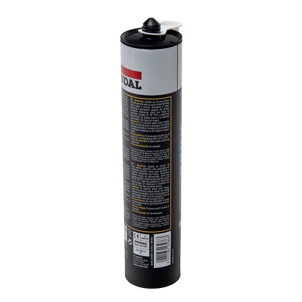 SOUDAL - Cartouche silicone sanitaire blanc 280ml Soudal - large